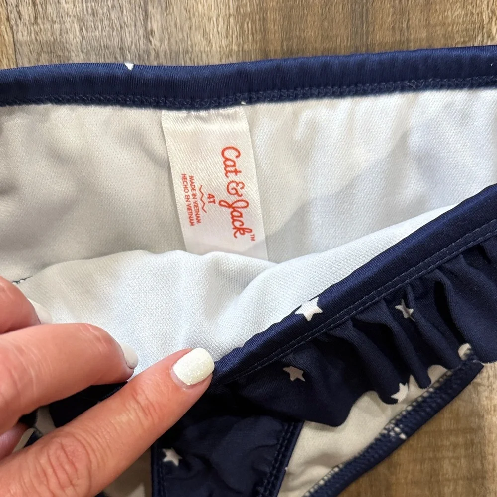 Cat & Jack Kids Swimwear Set - Stars, Dinosaurs, and Unicorns Size 4T - Picture 9 of 9